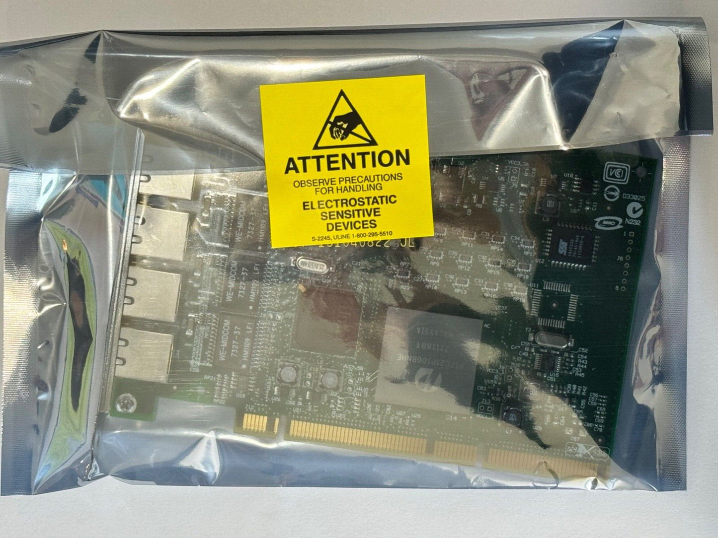 INTEL PRO/1000 GT WITH YOTTA MARK QUAD PORT PCI-X NETWORK CARD PWLA8494GTBLK