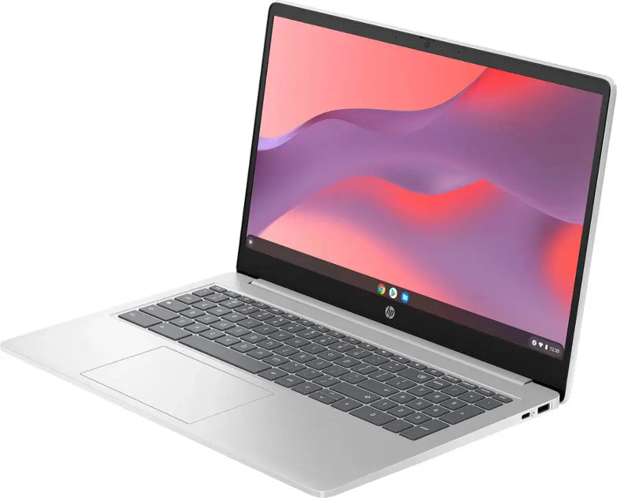 New HP Chromebook 15.6" HD Quad-Core N200 8GB 64GB eMMC Webcam Wi-Fi Chrome OS