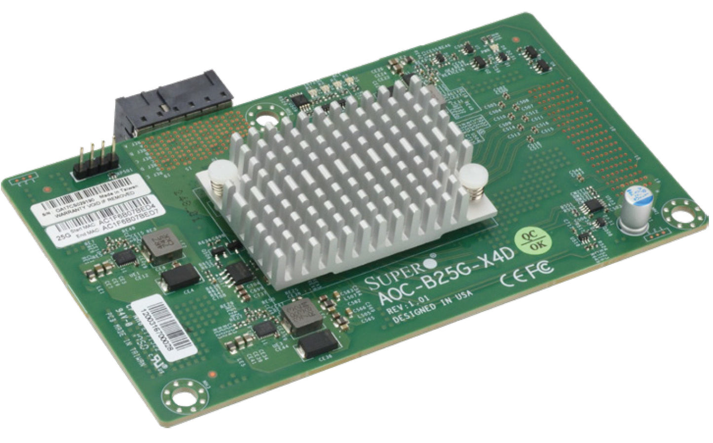 SuperMicro AOC-B25G-X4D SuperBlade 2-port 25GbE Mezzanine Card