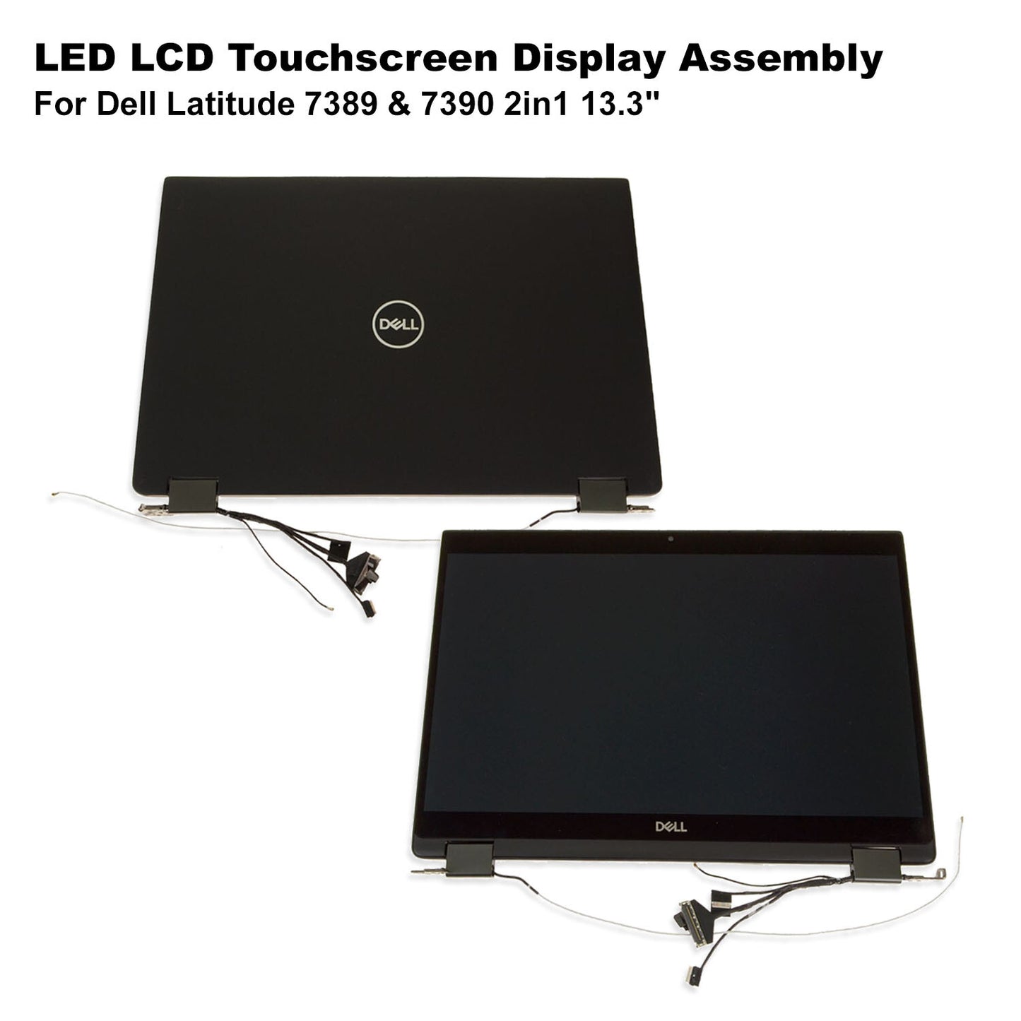 Dell Latitude 7389 7390 FHD 13.3" Touchscreen LED LCD Display Assembly PYGK3