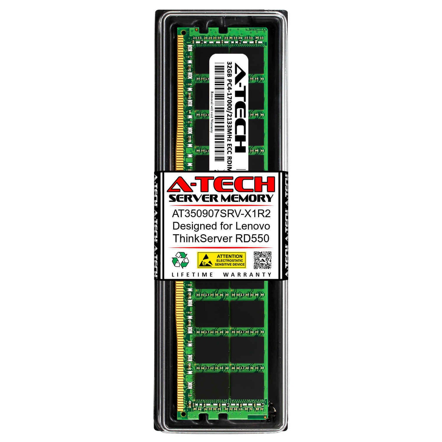 32GB 2Rx4 PC4-2133 RDIMM Lenovo ThinkServer RD550 Memory RAM