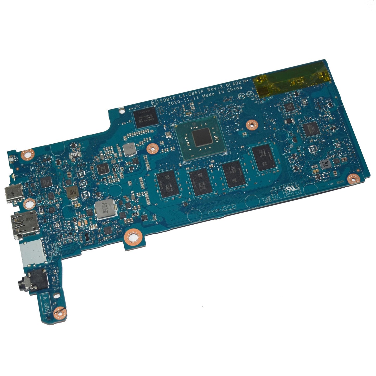Dell Chromebook 3100 Motherboard Celeron N4020 4GB RAM 32GB eMMC LA-G851P 2VPK7