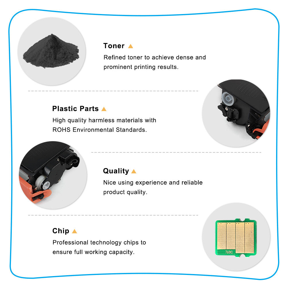 6PK TN650 TN620 Toner Cartridge For Brother TN580 HL-5280DW MFC-8660DN HL-5350DN
