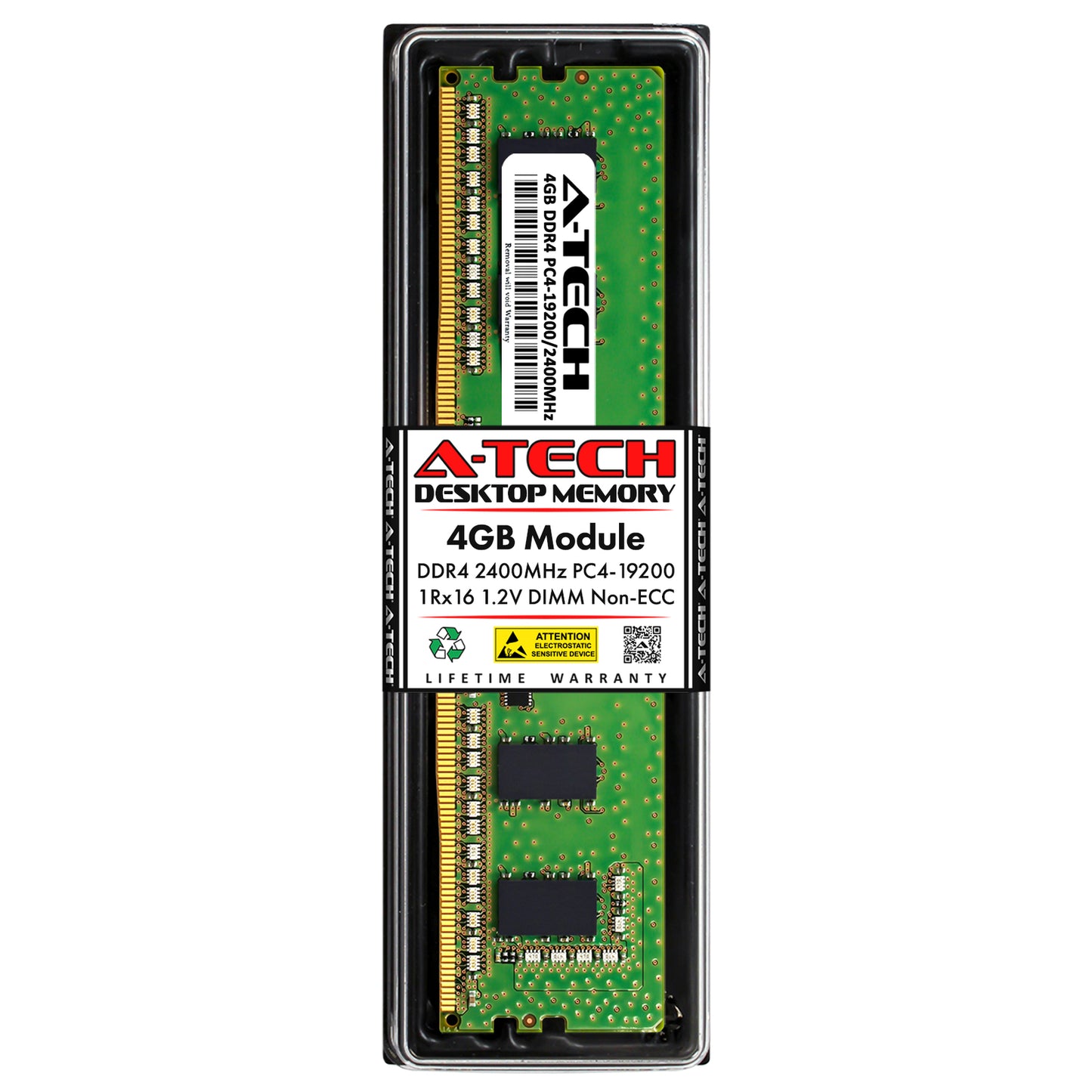 4GB DDR4 PC4-19200 DIMM (Hynix HMA851U6DJR6N-UH Equivalent) Desktop Memory RAM