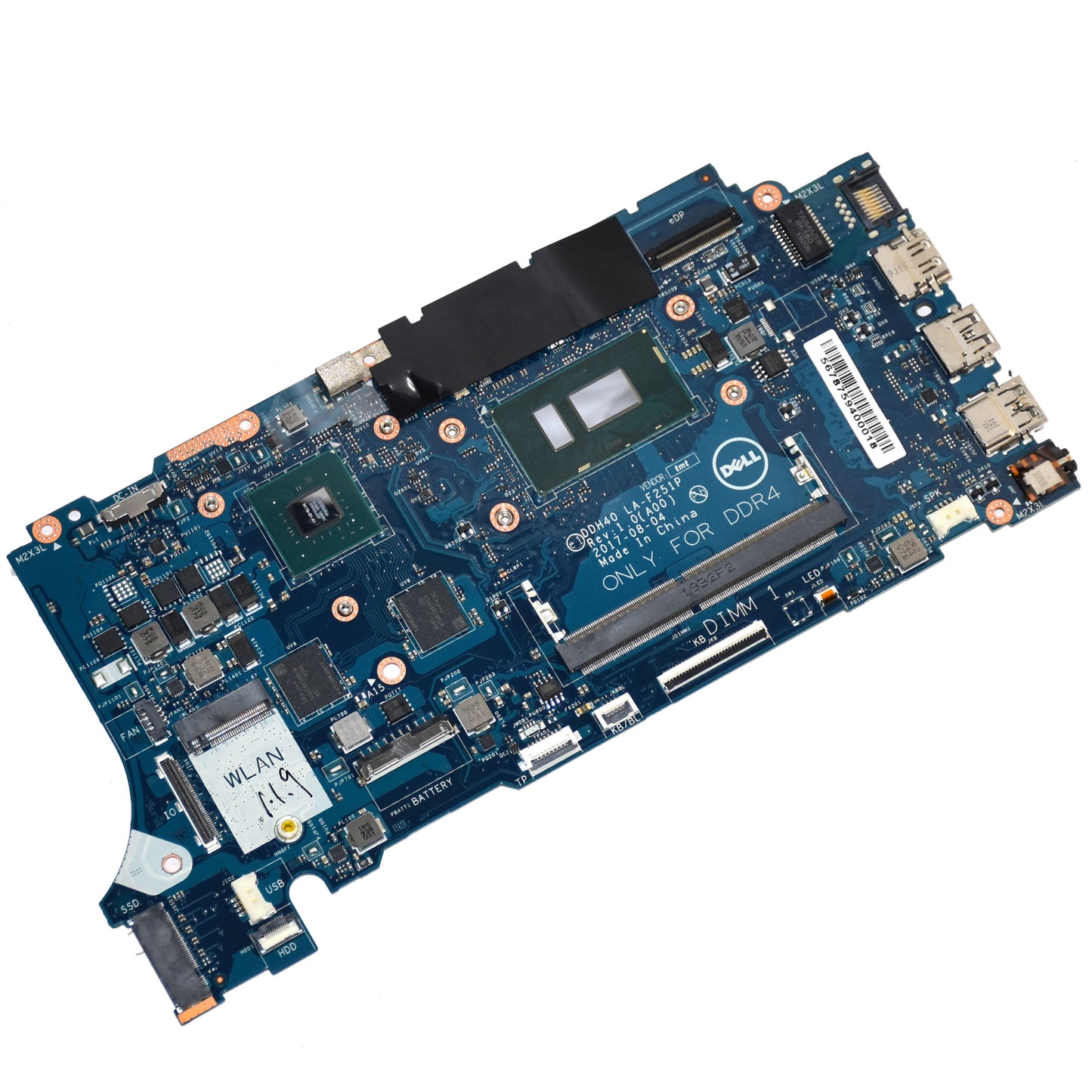 Dell Inspiron 7572 7472 i5-8250U 1.6GHz Nvidia MX150 Motherboard DVY4W LA-F251P