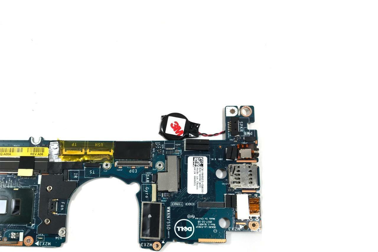 Dell Latitude 7390 Motherboard i3-7130U LA-F291P N6W51