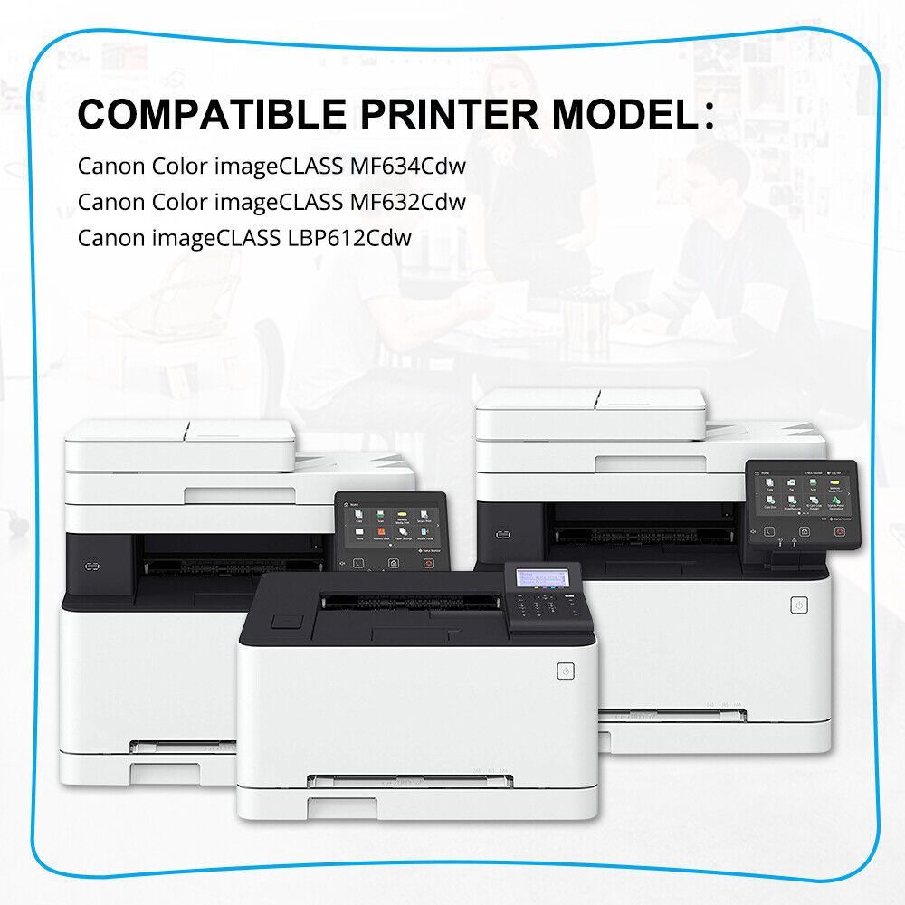 4PK 045H Toner Cartridge Set For Canon Color imageCLASS MF634Cdw MF632Cdw LBP612
