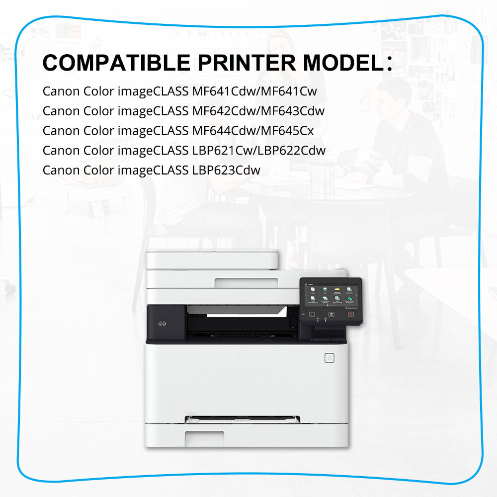 4PK Toner Cartridge Compatible With Canon 067 LBP633Cdw LBP632Cdw MF653Cdw