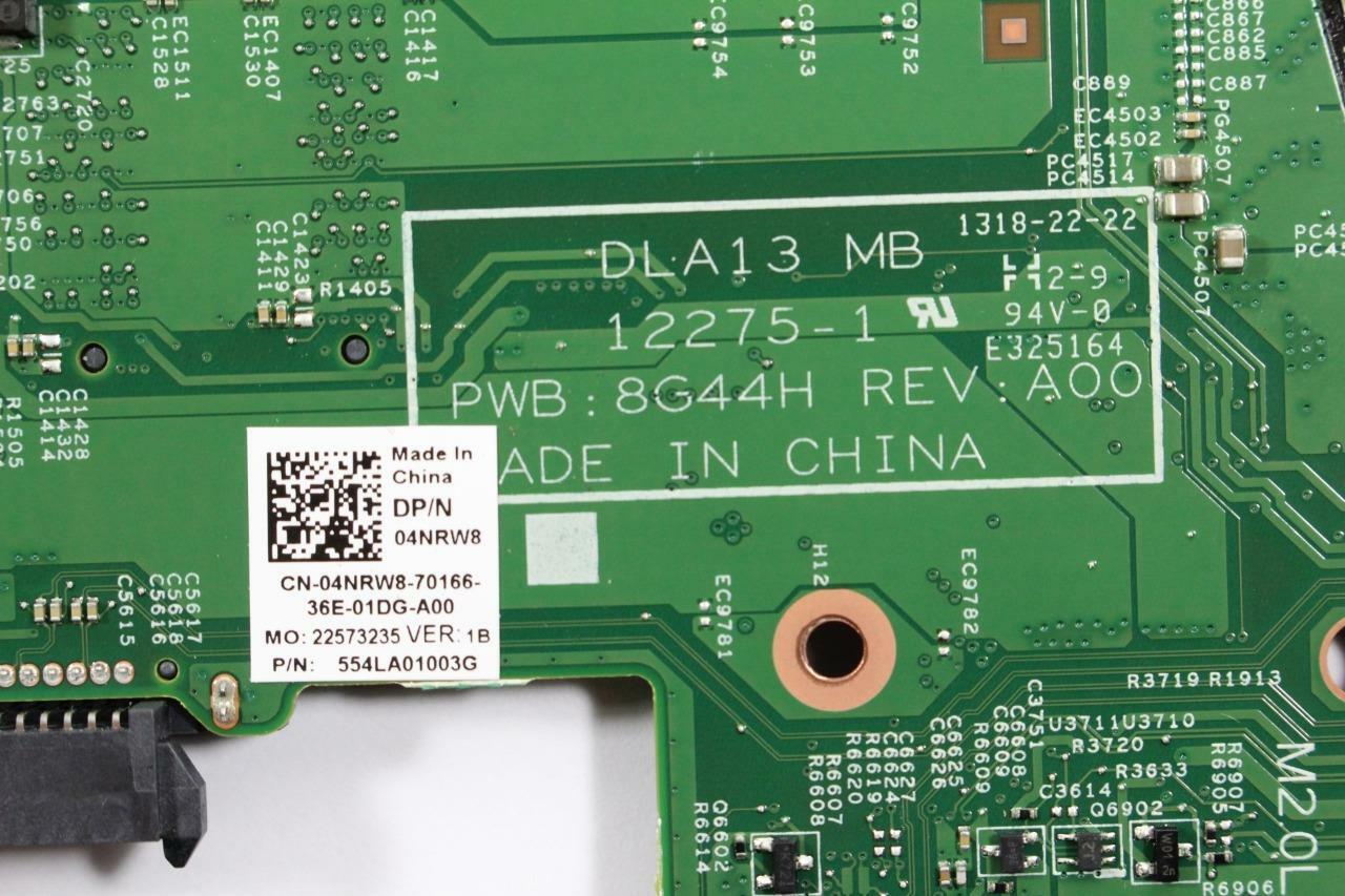 Genuine Dell Latitude 3330 Motherboard Intel i3-2375M CPU 1.50GHz 4NRW8 04NRW8