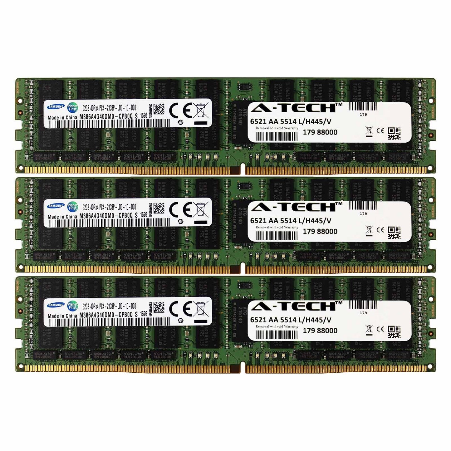 PC4-17000 LRDIMM 96GB Kit 3x 32GB HP ProLiant WS460c BL460c WS460c Memory RAM