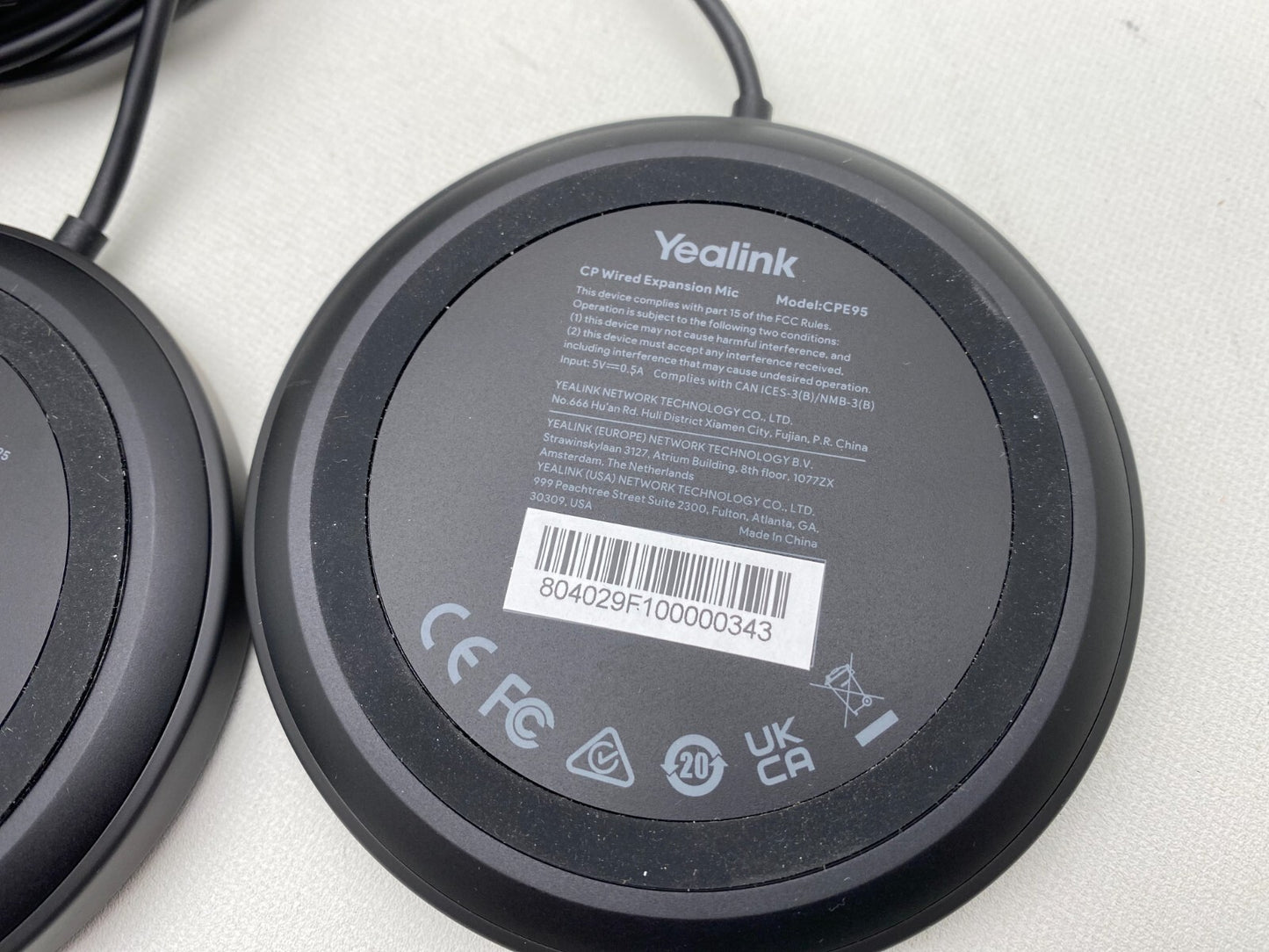 Yealink CP Wired Expansion Microphone for CP965 Flagship HD IP Conference Phone