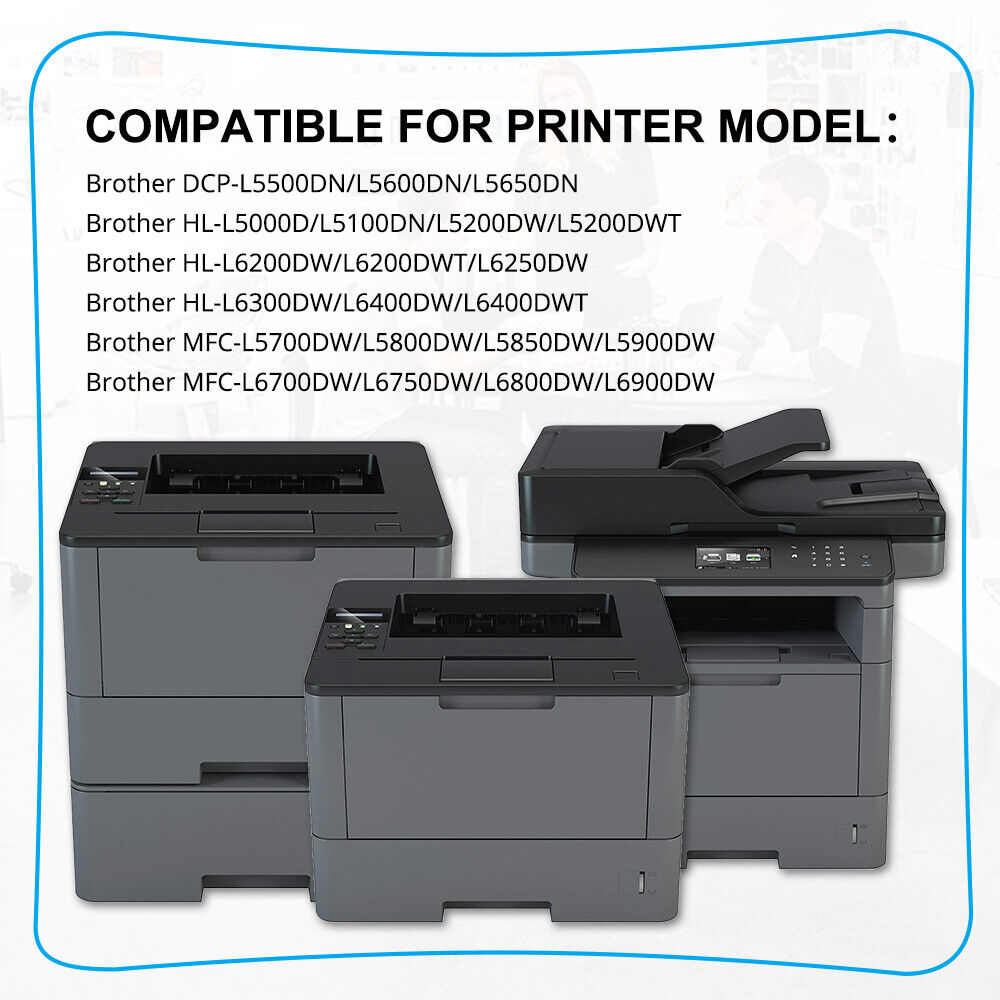 4pk DR820 Drum Unit for Brother MFC-L5800DW MFC-L5850DW MFC-L5900DW Printer