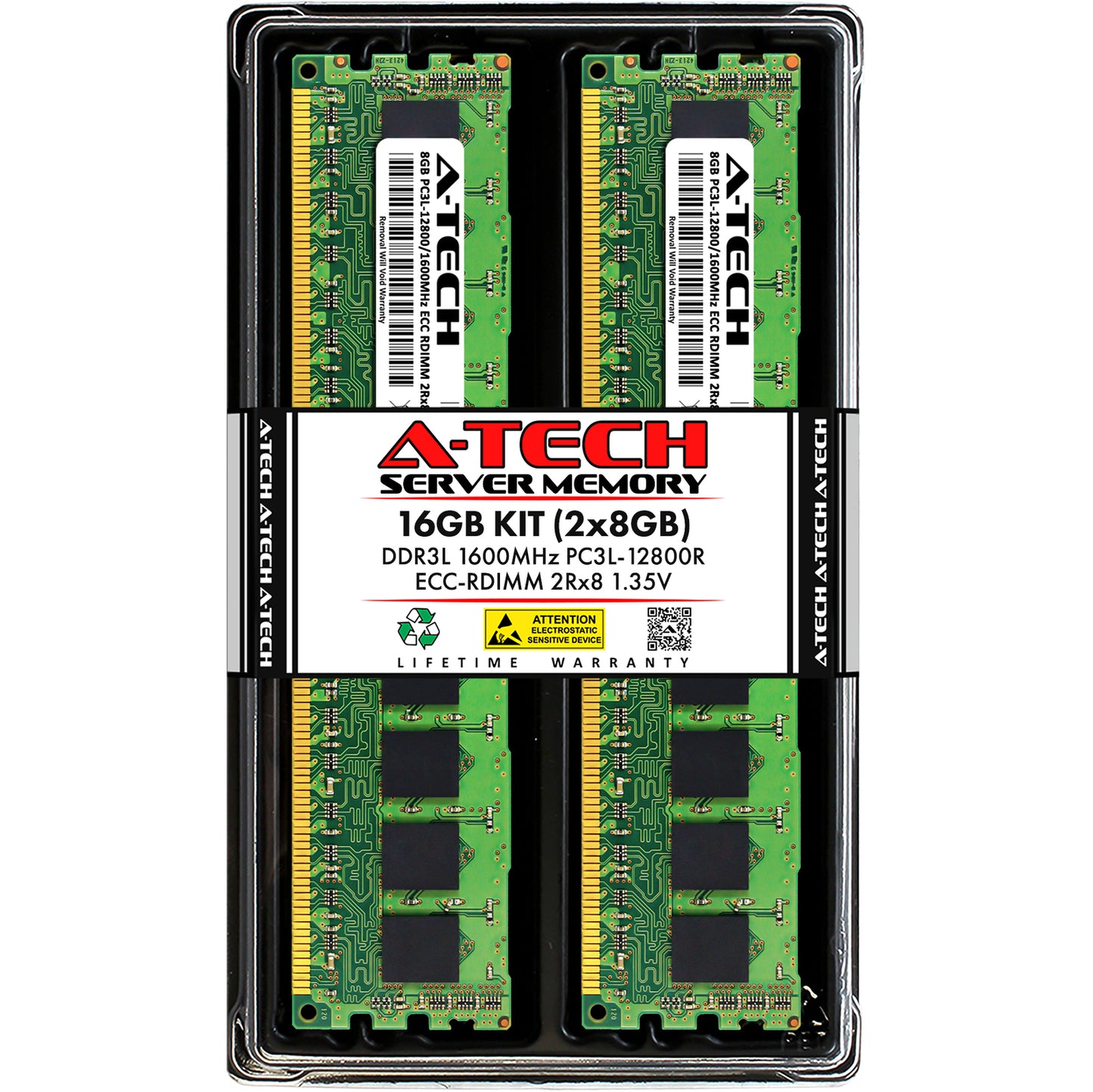 16GB 2x 8GB PC3L-12800R RDIMM Lenovo ThinkServer RD340 Td340R Memory RAM