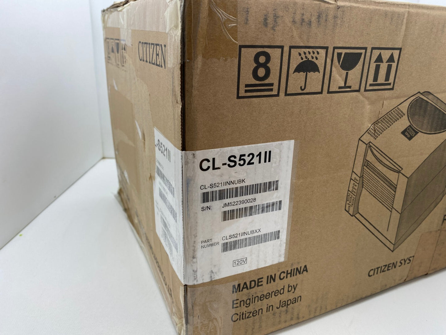 Citizen CL-S521II - label printer - B/W - direct thermal - CL-S521IINNUBK