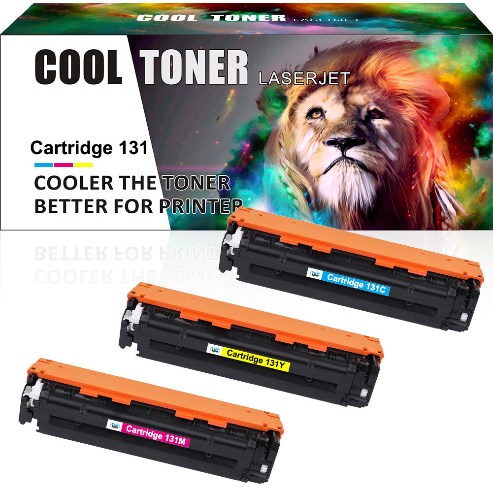 3 PACK Toner Compatible for Canon CRG 131 imageCLASS LBP7110CW MF8280CW MF624CW