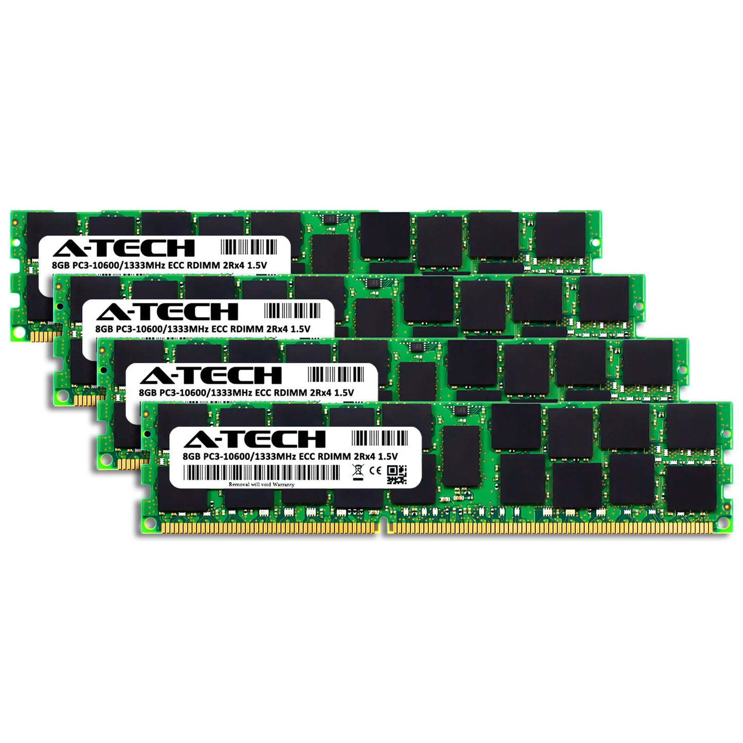 32GB 4x 8GB PC3-10600R RDIMM Supermicro X9SRL-F X9DRFF-7TG+ X9DBL-iF Memory RAM