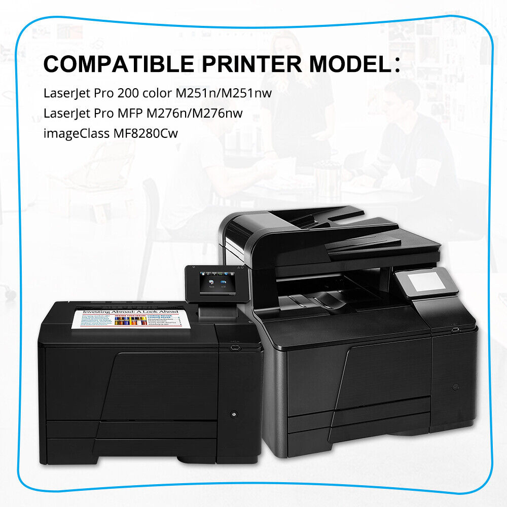 8x CF210X Toner Compatible with HP 131X LaserJet Pro 200 Color M251nw MFP M276nw