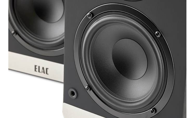 ELAC Debut ConneX DCB41-OR Powered Bookshelf Speakers with Bluetooth (Orange)