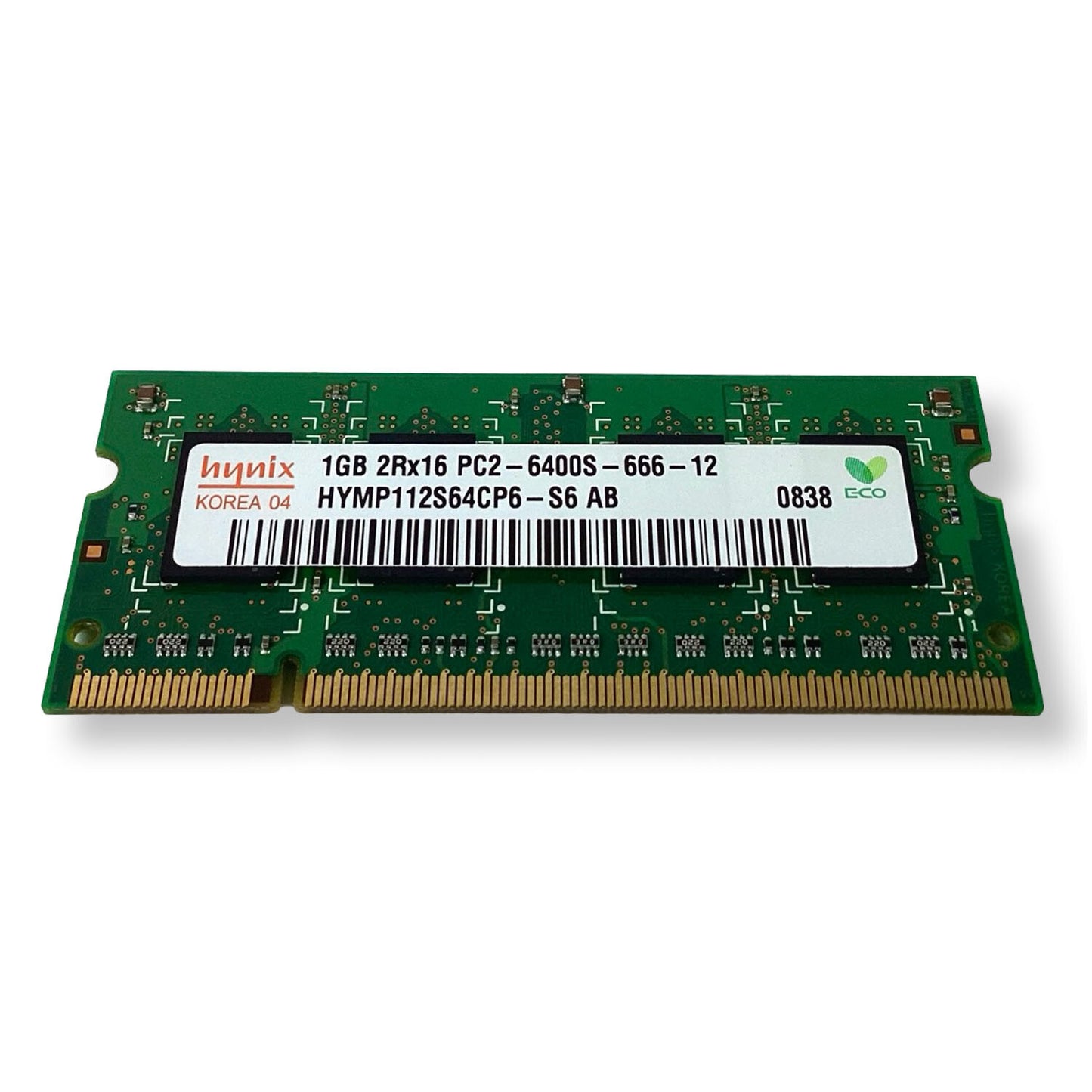 Lot 4 Hynix HYMP112S64CP6-S6-AB 1GB DDR2-800MHz PC2-6400 SoDimm Dual Rank RAM