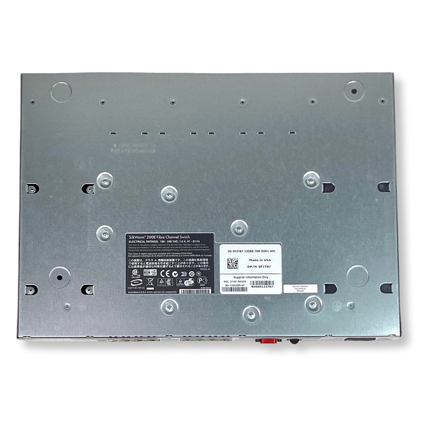 Dell SilkWorm 200E 16-Port 4 Gigabit Ethernet Fibre Channel Switch 0FJ787 FJ787