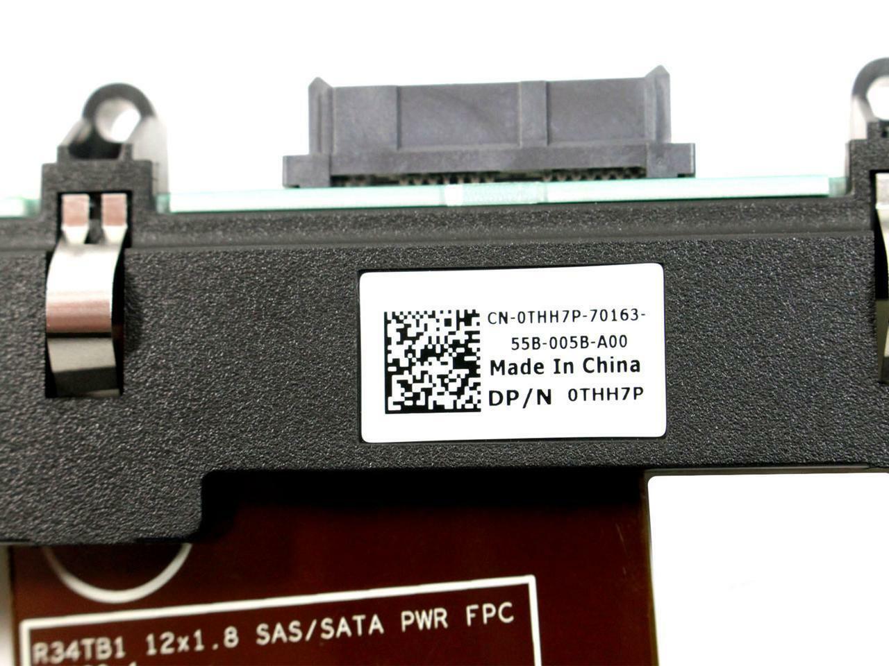 Dell PowerEdge M830 12-Bay SAS SATA 1.8" Hard Drive Backplane Board THH7P R34TB1 (NOT FOR HOME PC)