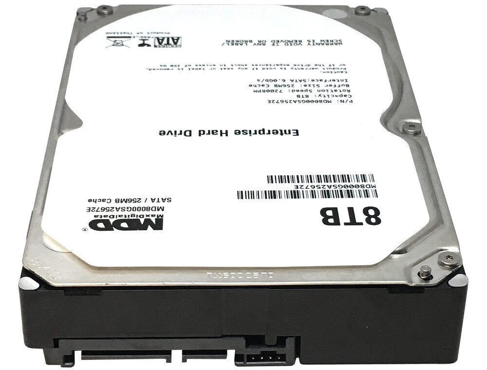 MDD 8TB 7200 RPM 256MB Cache SATA 6.0Gb/s 3.5" Internal Enterprise Hard Drive