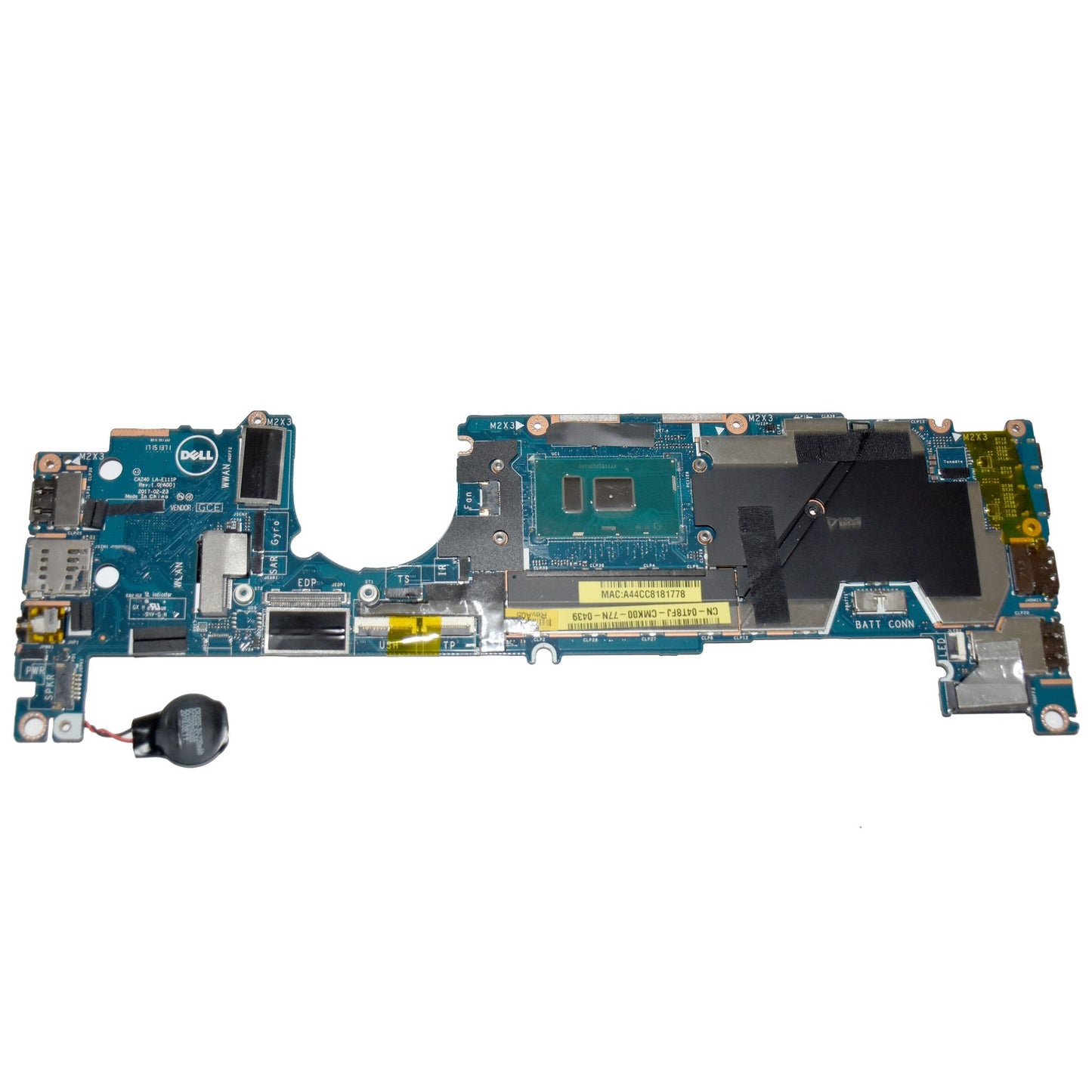 Dell Latitude 7389 Motherboard i5-7300U 2.6GHz Dual-Core 8GB RAM LA-E111P 4T8FJ