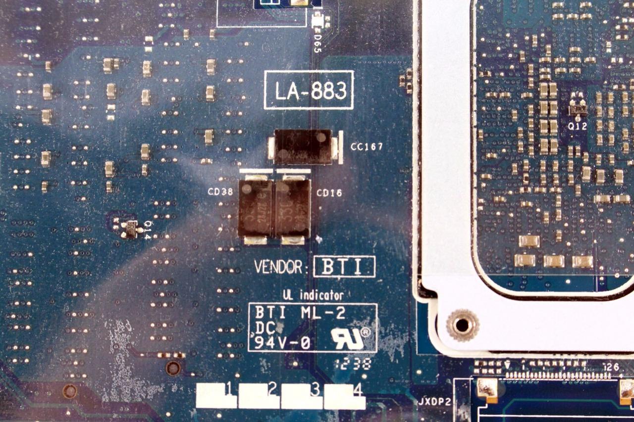 Genuine Dell Latitude 6430U Laptop Motherboard w/ I3-3217U Intel CPU J7YW7