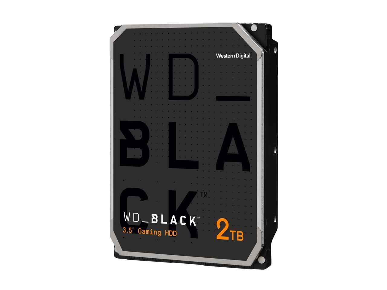 WD Black 2TB Performance Desktop Hard Disk Drive - 7200 RPM SATA 6Gb/s 64MB Cach