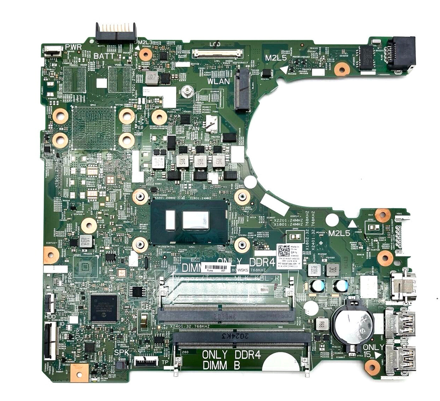 Genuine Dell OEM Inspiron 15 3576 Intel i5-8250U 1.6GHz Laptop Motherboard CWVV3