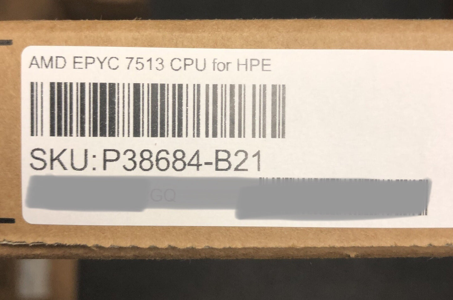 HPE AMD EPYC Milan 7513 CPU Processor 32 Core 2.6GHz 200W PCI-e 4.0 128MB L3