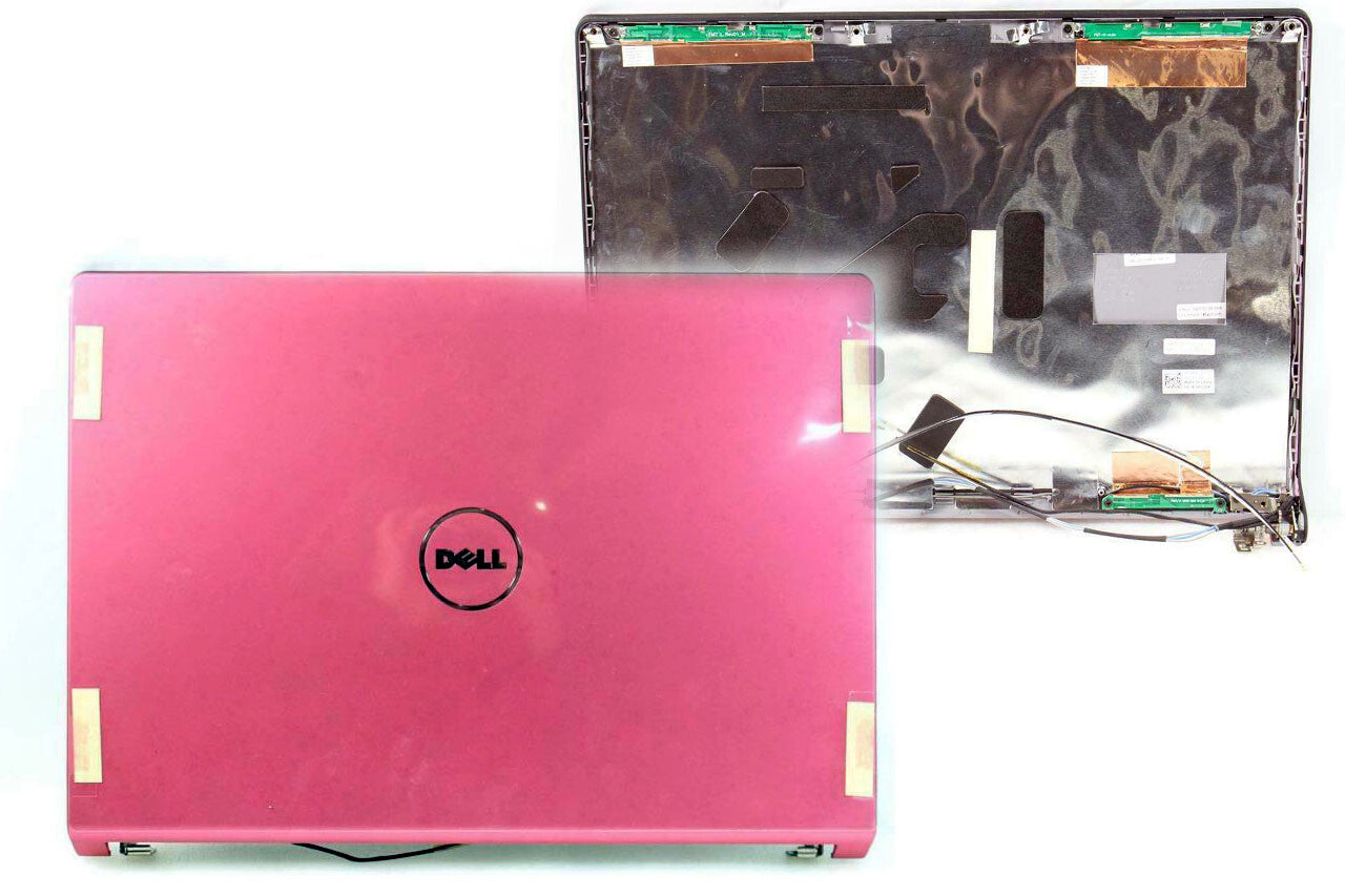 Genuine Dell Studio 1535 1536 1537 LID COVER Pink Hinges N427C P636X 0P636X