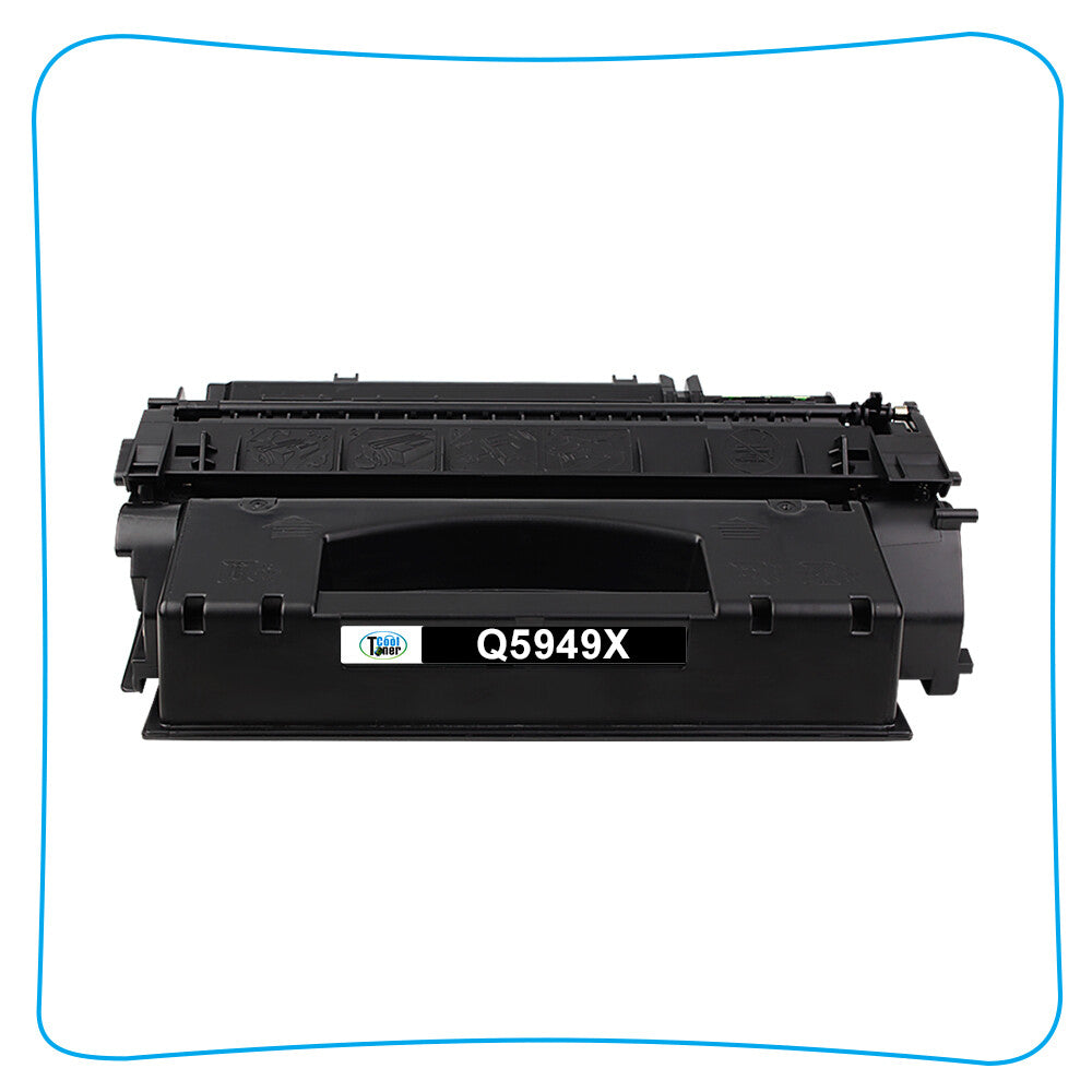 5 Pack Toner Cartridge Compatible With HP LaserJet 1320 3390 3392 Q5949X 49X