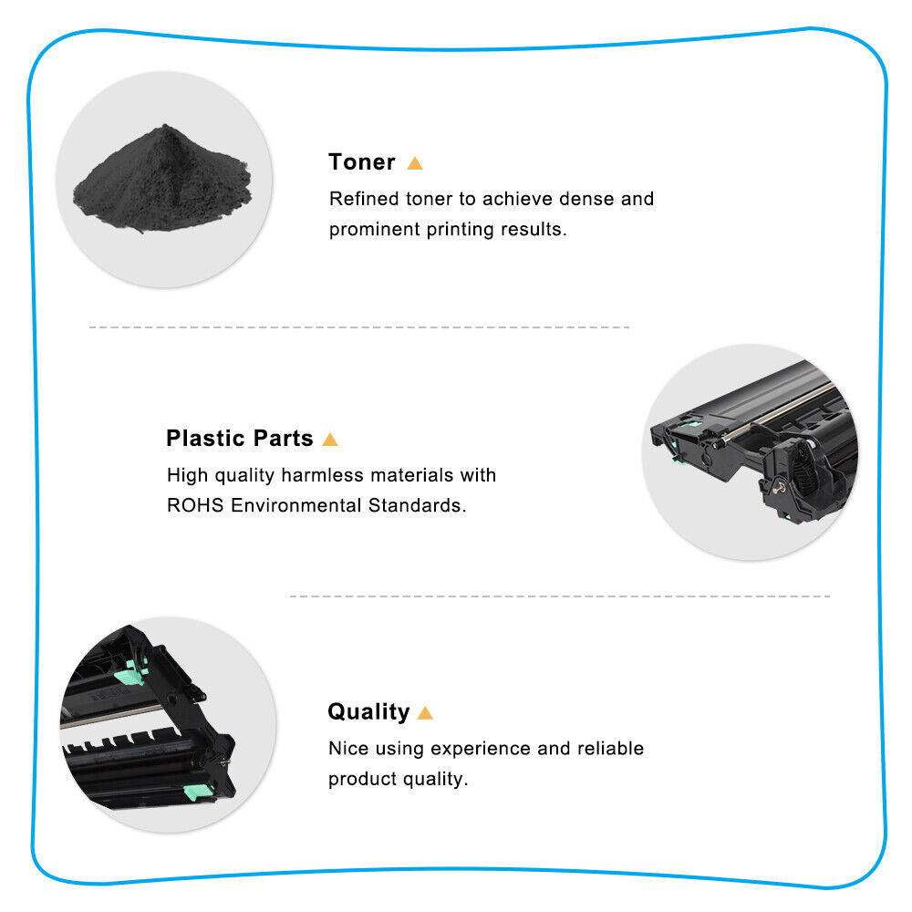 2-Pack DR730 Drum Compatible With Brother DR760 MFC-L2710DW HL-L2350DW L2395DW