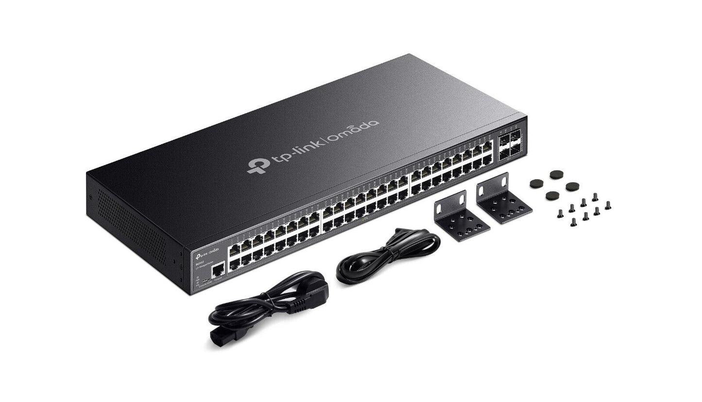 TP-Link SG3452 | Omada 48-Port 1000Mbps Gigabit L2 Managed Switch | 4* SFP Ports