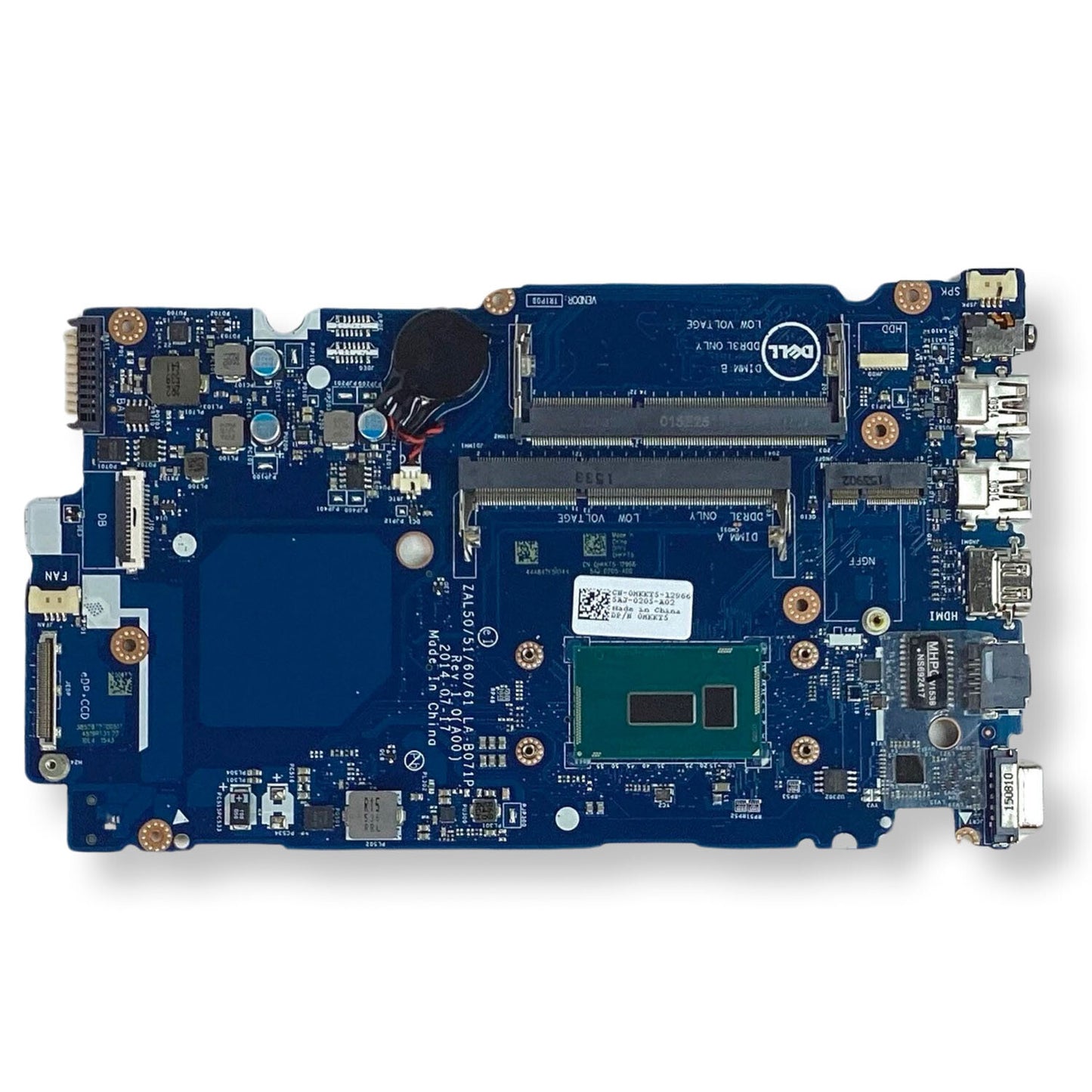 Dell OEM Latitude 3450 3550 Motherboard with 2.2GHz i5-5200U HKKT5 LA-B071P