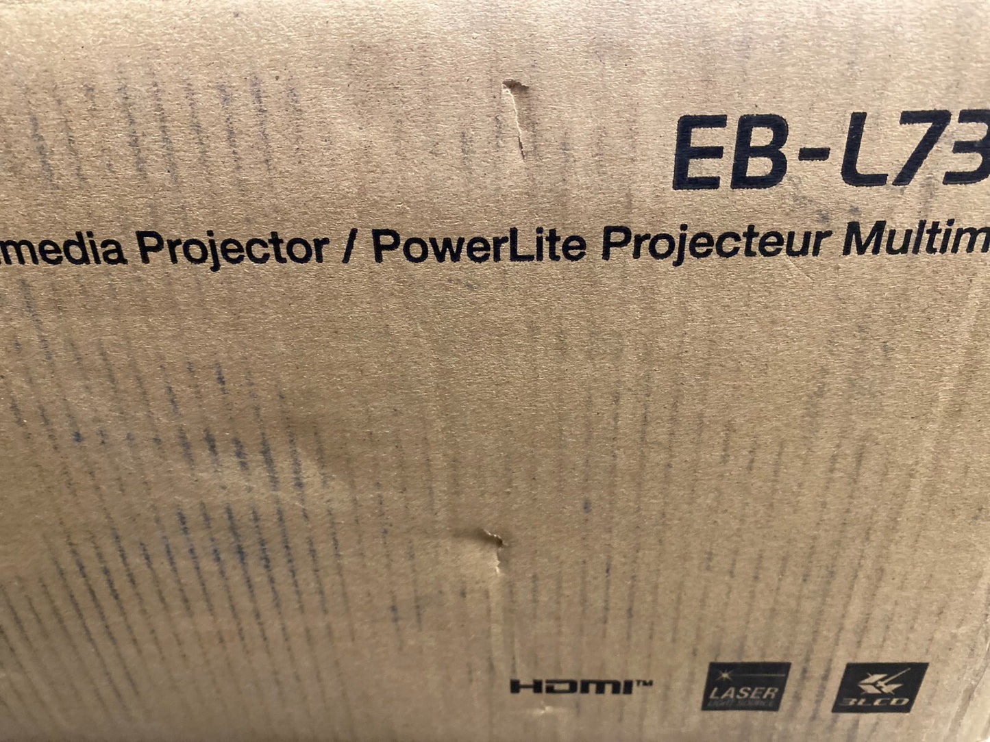 Epson V11HA25120 L735U PowerLite FHD WUXGA 3LCD Laser Projector 7000 Lumens