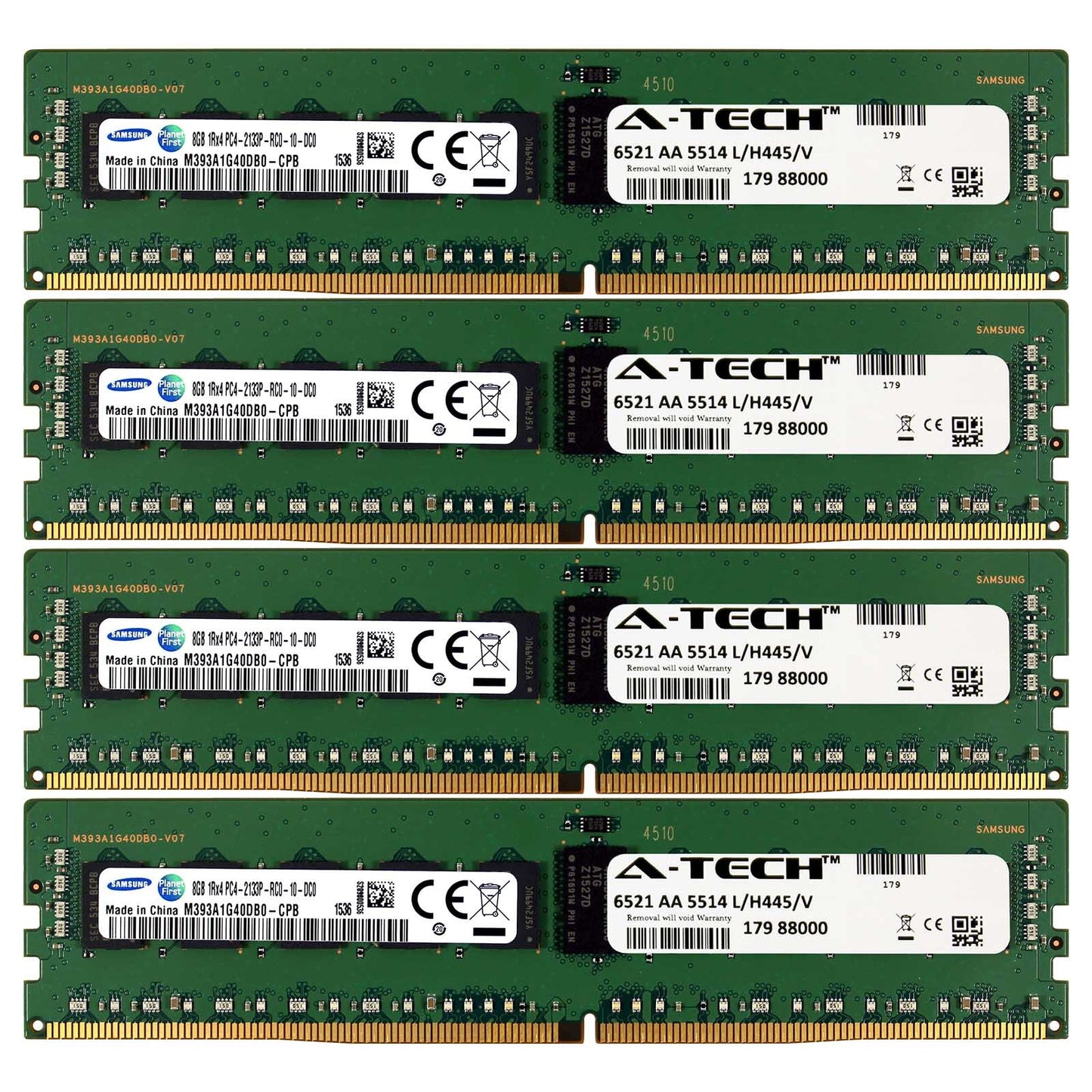 PC4-17000 Samsung 32GB Kit 4x 8GB HP ProLiant WS460c BL460c WS460c Memory RAM