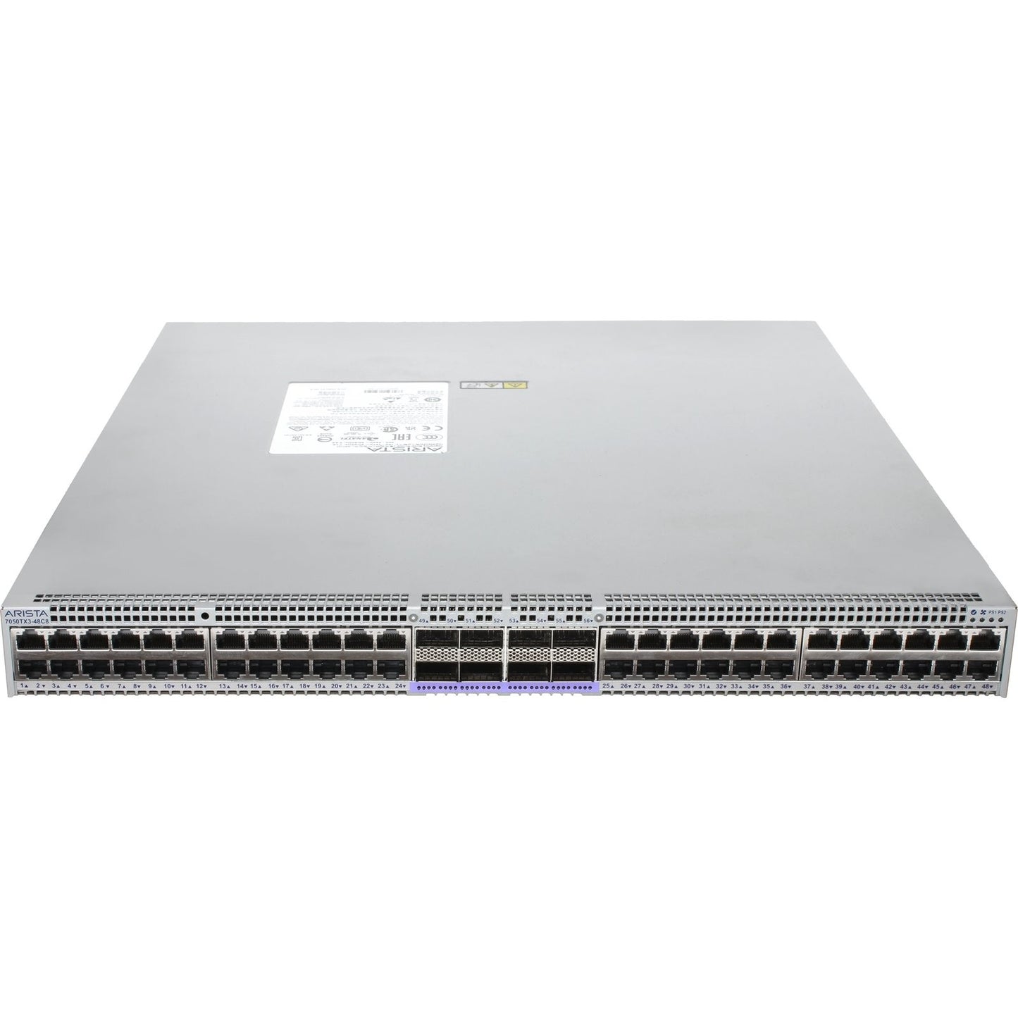 Arista DCS-7050TX3-48C8-F 48P 10GbE RJ45 8P 100GbE QSFP100 Switch
