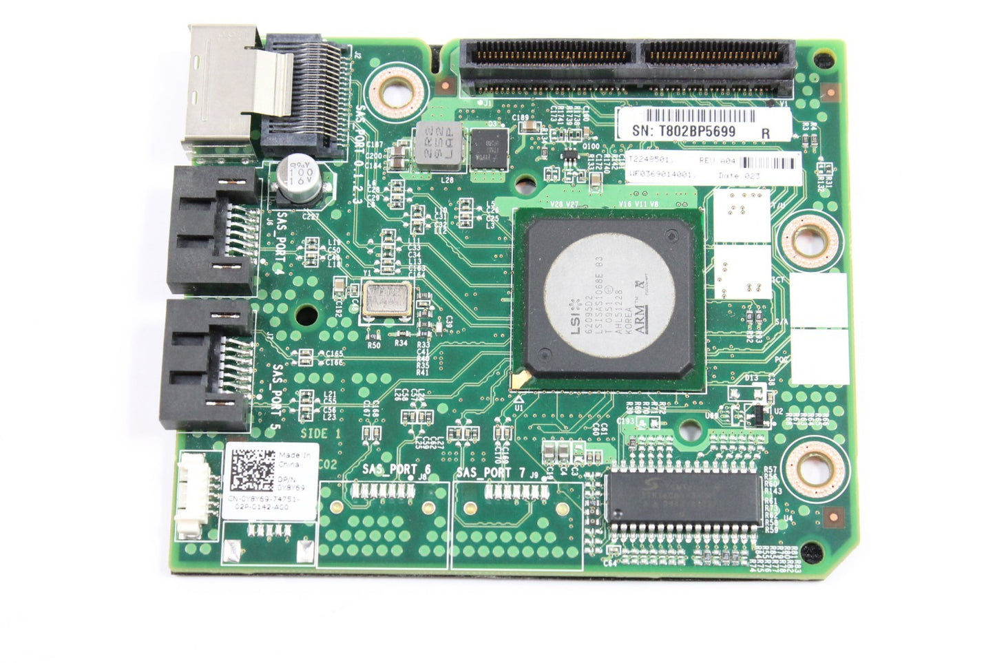 OEM Genuine Sas Controller Card Board Dell Poweredge 6 Port C6100/C6105 Y8Y69