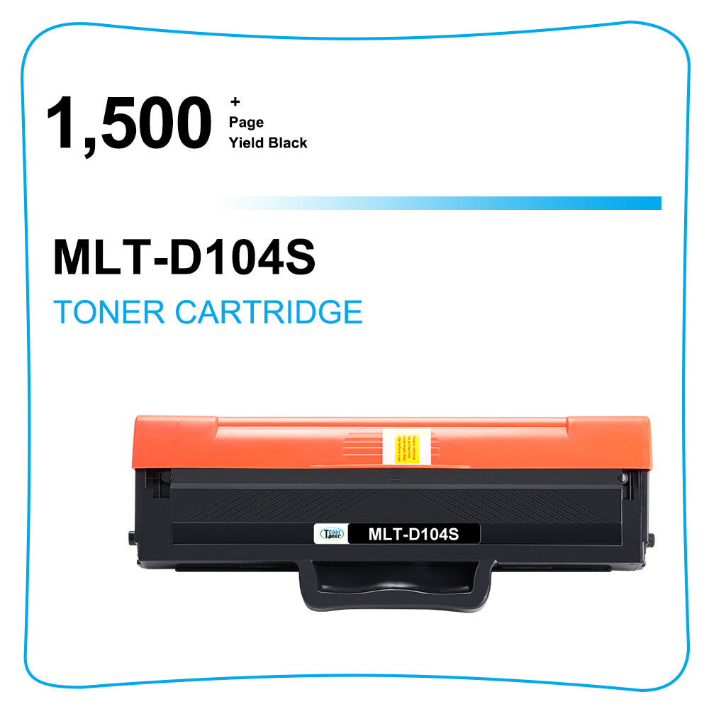 4p MLTD104S MLT-D104S BLACK Toner Cartridge for Samsung ML-1661 ML-1675 ML-1865W
