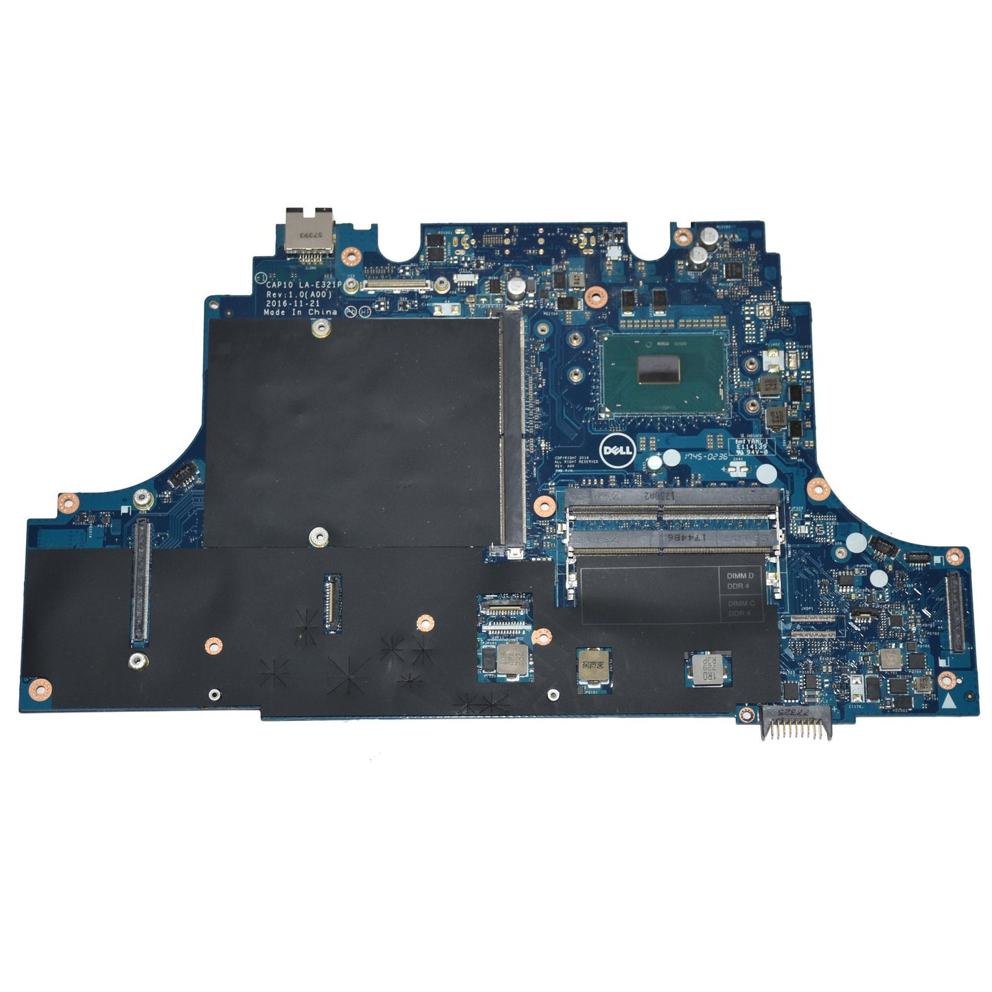 Dell Precision 17 7720 Motherboard i7-7920HQ 3.1GHz Quad-Core CPU LA-E321P 5V4K9