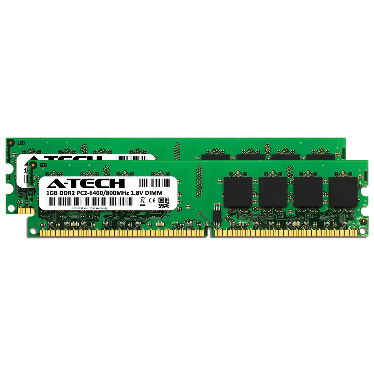 2GB 2x1GB PC2-6400U Intel D510MO DB43LD DG31GL DG41MJ DG41RQ D945GCLF Memory RAM