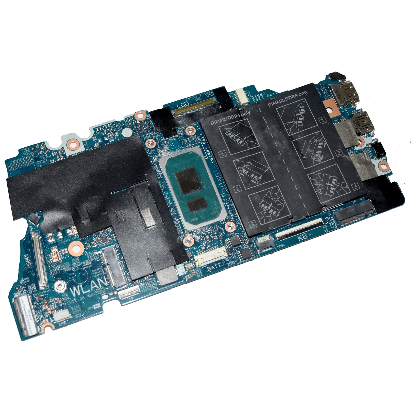 Dell Inspiron 5502 Motherboard i7-1165G7 2.8GHz Quad-Core Integrated GPU W3XW5