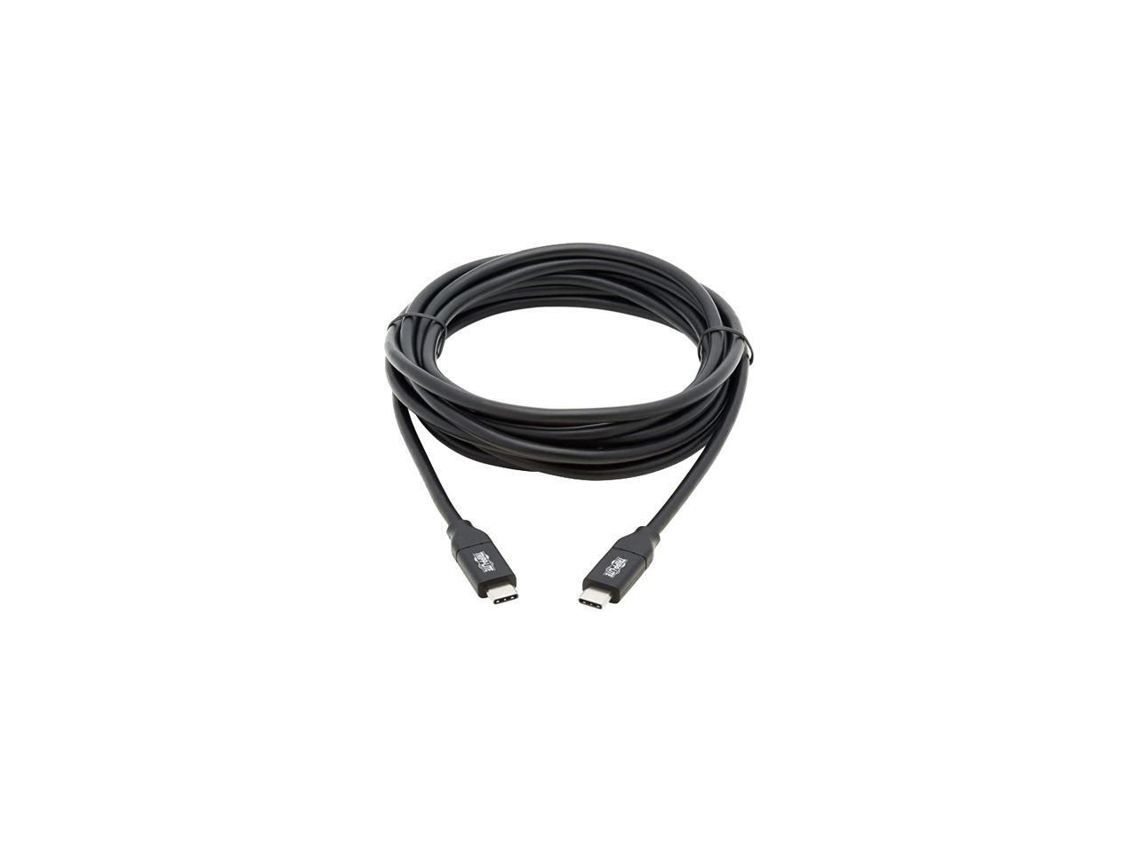 Tripp Lite U040-C3M-C-5A Black USB-C Cable (M/M) - USB 2.0, 5A Rating, USB-IF Ce