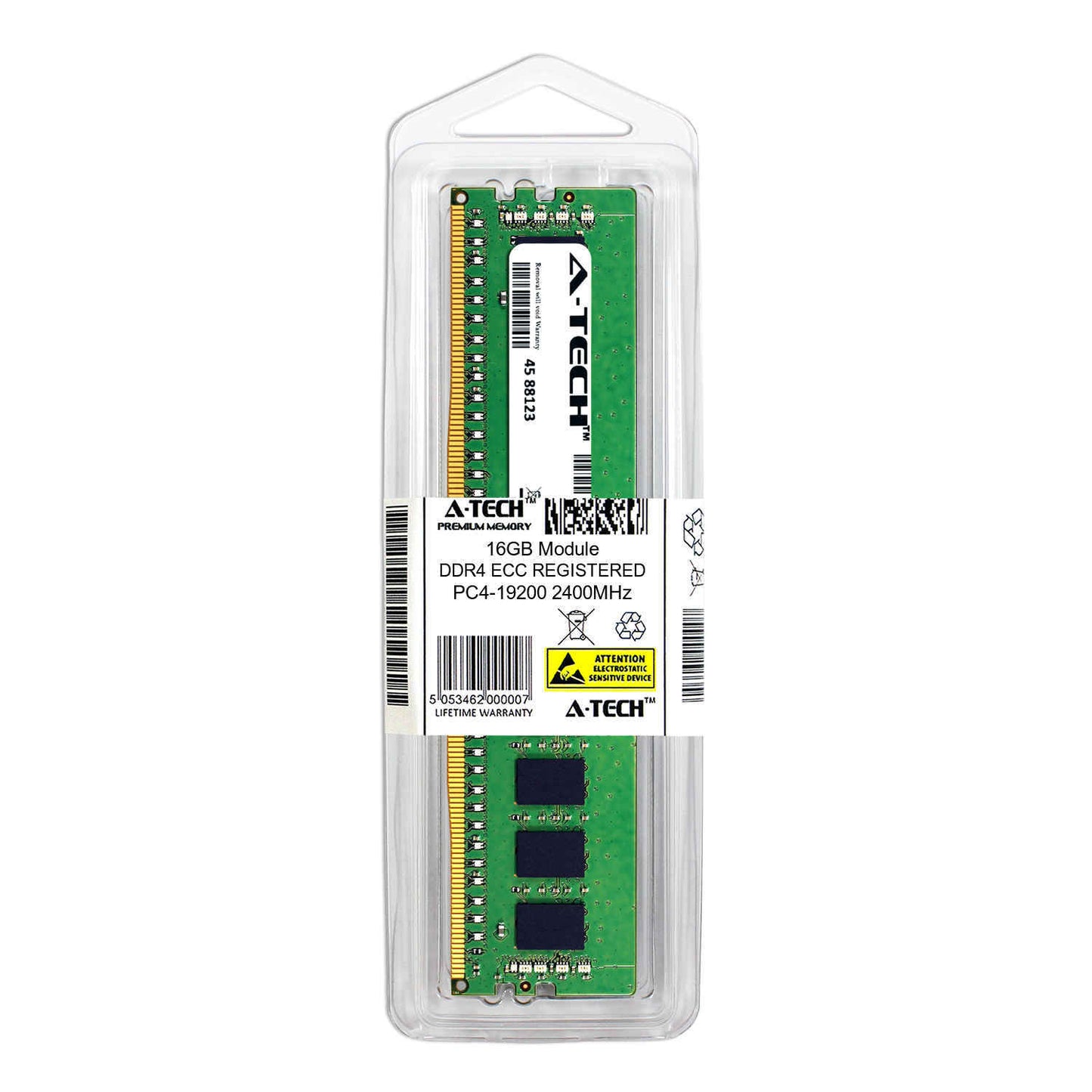 16GB DDR4 PC4-19200R RDIMM (Kingston KVR24R17D8/16 Equivalent) Server Memory RAM