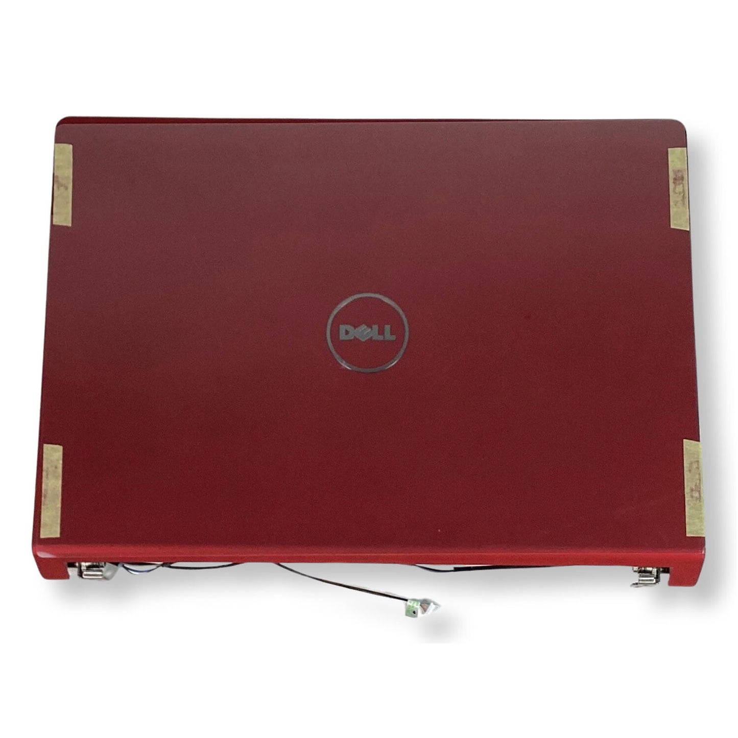 Dell OEM Studio 1535 1536 1537 15.4" LCD Back Cover Lid w/Hinges Ruby Red P641X