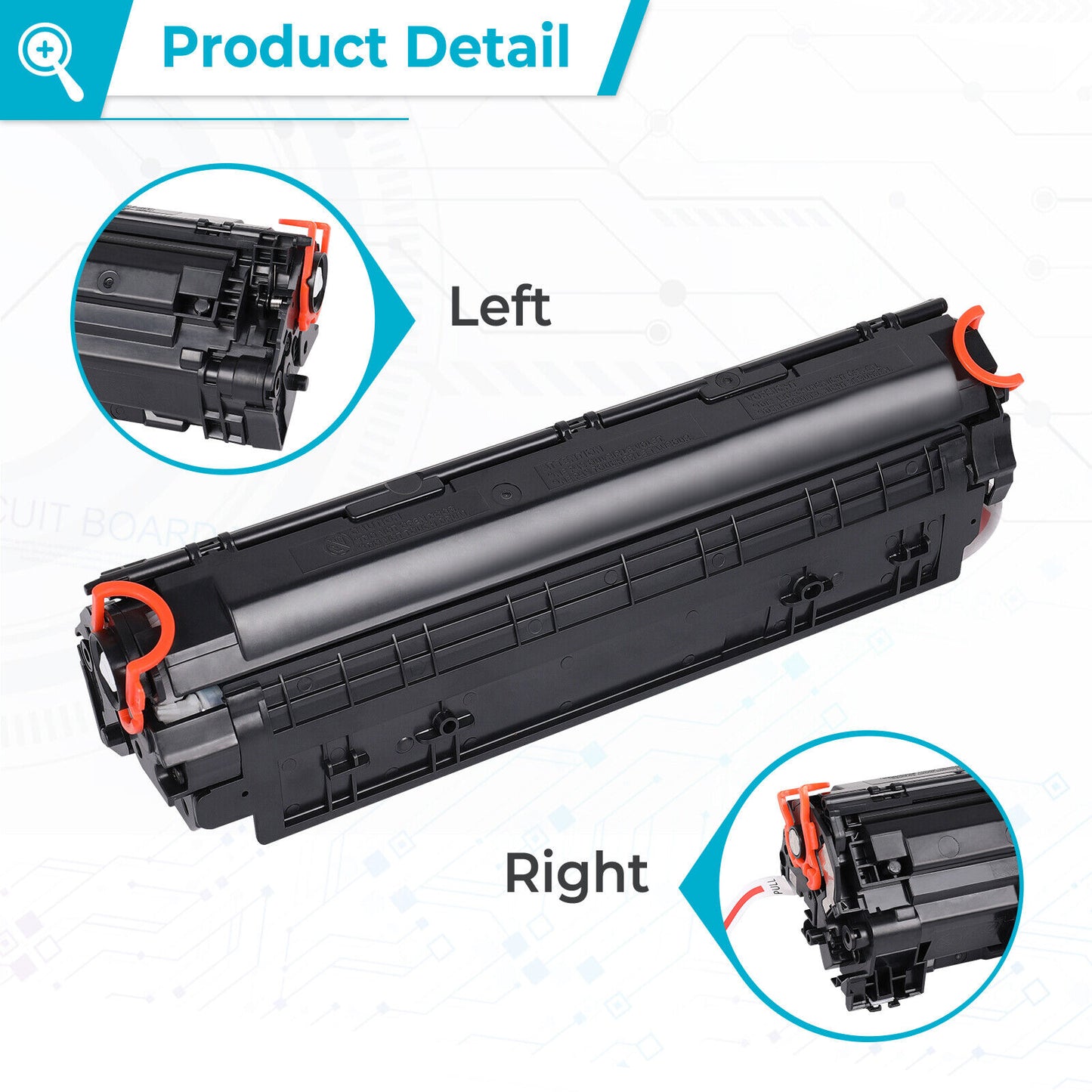 10PK Compatible For HP CF283X 83X Toner Cartridge LaserJet Pro MFP M225dn M225dw