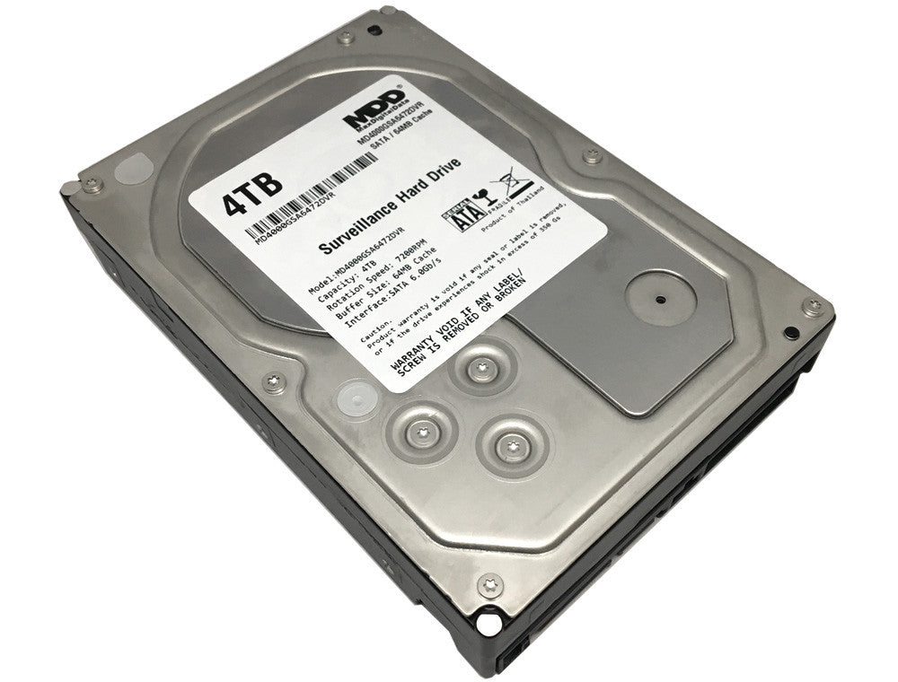 MaxDigitalData 4TB 7200RPM 64MB Cache SATA 6.0Gb/s 3.5" Surveillance Hard Drive