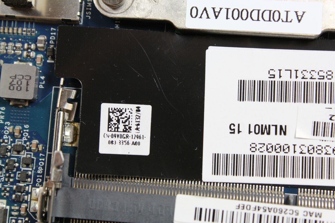 Dell Inspiron M101z 1120 AMD Athlon X2 K325 2 Slots Motherboard 9V0GR 09V0GR
